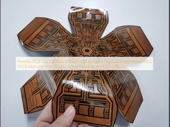 लचीला पीसीबी बाल विकास टोपी के लिए उपयोग इन्फ्रारेड फिजियोथेरेपी उपकरण एफपीसीबी निर्माता सौंदर्य मुखौटा पीसीबी लचीला सर्किट बोर्ड