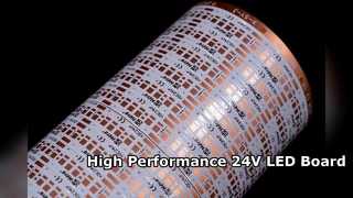 औद्योगिक स्ट्रिप लाइटिंग के लिए 24V एलईडी सर्किट बोर्ड