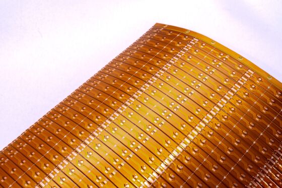 खरीदें डबल लेयर एलईडी स्ट्रिप एफपीसीबी फायर प्रोटेक्शन लेवल V0 और 0.25mm मोटाई फ्लेक्सिबल पीसीबी एलईडी लाइटिंग के लिए online manufacture