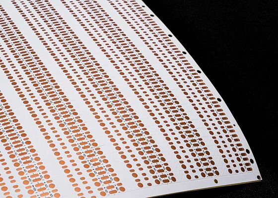 2835 एलईडी के लिए कस्टम फ्लेक्सिबल पीसीबी बोर्ड, 60 लाइट बीट्स डबल साइडेड एफपीसीबी के साथ