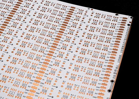 उन्नत प्रकाश अनुप्रयोगों के लिए डबल साइडेड व्हाइट फिल्म एफपीसीबी 5050 एलईडी स्ट्रिप फ्लेक्सिबल सर्किट बोर्ड