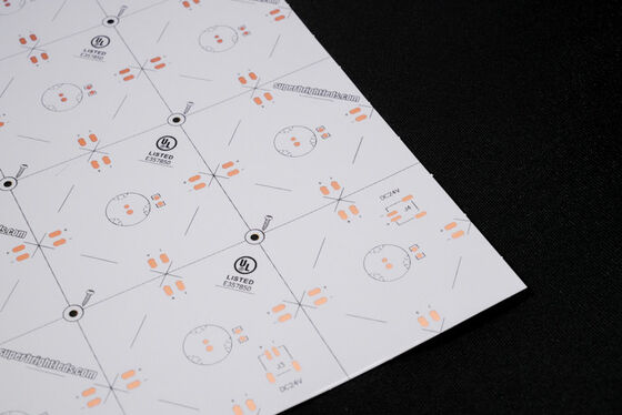 लचीले प्रिंटेड सर्किट बोर्ड के लिए अग्नि सुरक्षा स्तर V0 के साथ अनुकूलन योग्य डबल लेयर एलईडी स्ट्रिप FPC