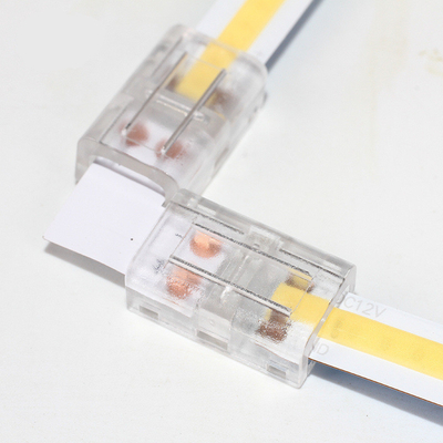 8MM COB कनेक्टर वाटरप्रूफ IP25 त्वरित प्लग एंड प्ले 24V/12V संगत थोक प्रकाश सहायक उपकरण