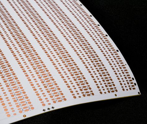 LED स्ट्रिप 5MM SMD2835 LED स्ट्रिप बोर्ड | 120LEDs/M इलेक्ट्रोप्लेटेड लचीला पीसीबी